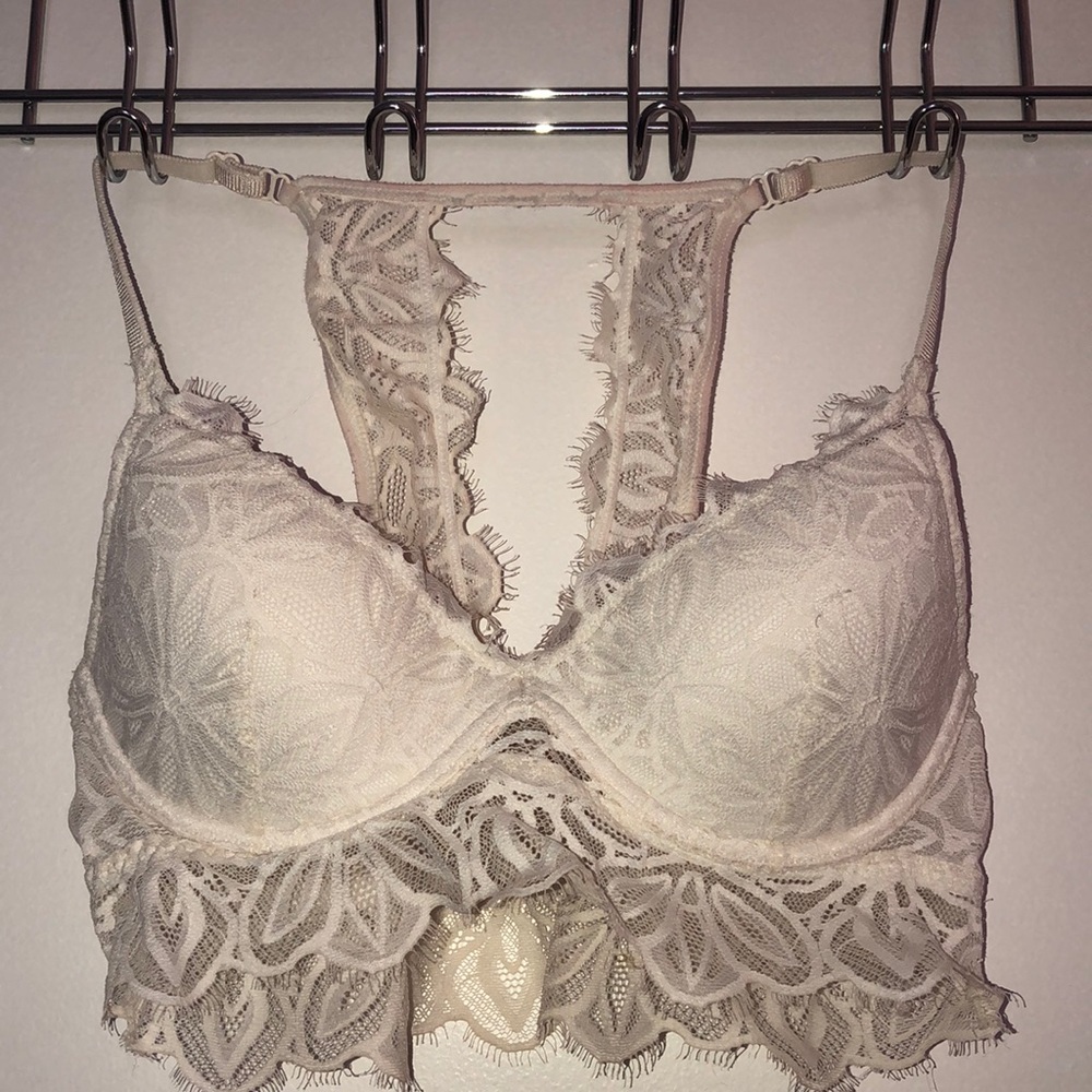 White VS PINK bralette